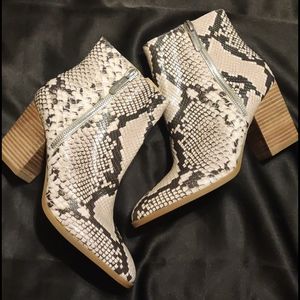 Nine West Snakeskin Boots